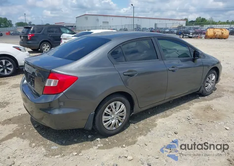 2012 Honda Civic Lx from USA, damaged, VIN 19XFB2F54CE038958